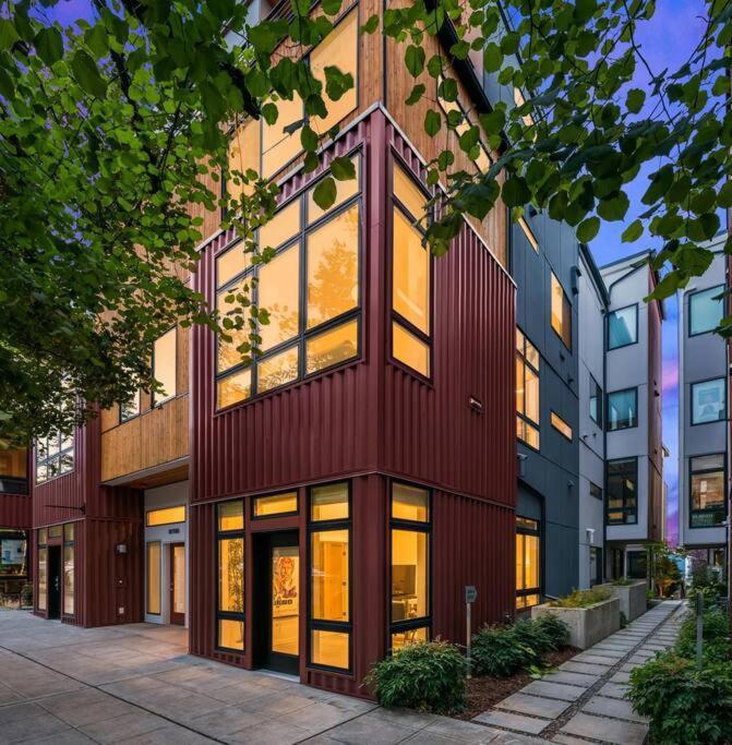 West Seattle'S Modern Townhome Exterior foto